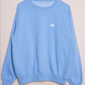 Brandy Melville/John Galt baby blue Bear pullover